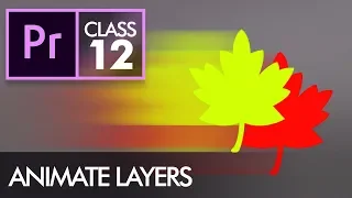 Animate Layers with Keyframes - Adobe Premiere Pro CC Class 12 - Urdu / Hindi