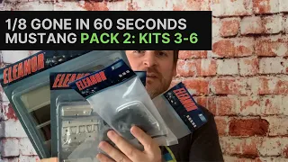 Eaglemoss 1/8 Gone in 60 Seconds Mustang: Build VLOG, Pack 2: Kits 3-6