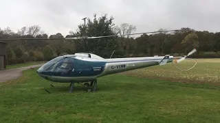 Enstrom 280 FX start up.