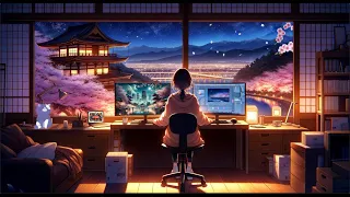 🌸 Cherry Blossom Views 🌸 | LOFI Study & Work Beats to Relax/Concentrate [2+ Hours]