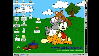 Windows 98 Plus! Theme - Garfield