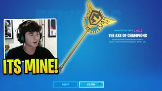 BUGHA Reacts to & Shows his Maximum Editing Speed with FNCS Pickaxe!