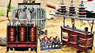 How to repair 50kva step down transformer//Restore water damage high voltage tranformer