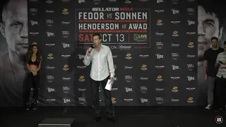 Bellator 208: Fedor Emelianenko vs Chael Sonnen weigh in