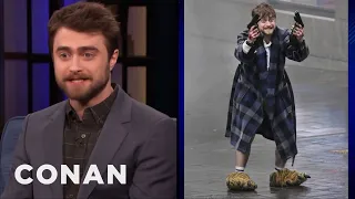 Paparazzi Always Catch Daniel Radcliffe In Compromising Positions | CONAN on TBS
