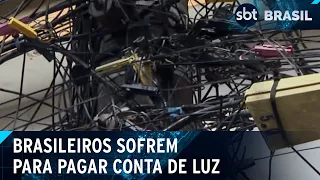 60% das famílias das classes D e E estão com atraso no pagamento de energia | SBT Brasil (03/06/24)