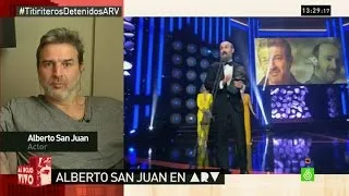 Alberto San Juan: "Juan Diego Botto está recibiendo amenazas en Twitter"