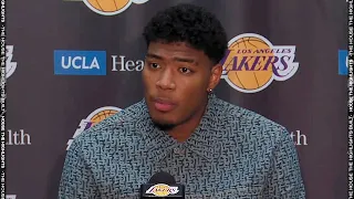 Rui Hachimura Talks Lakers DEBUT, Postgame Interview 🔥