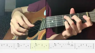 [Guitar Tutorial] Stereo Hearts - Fingerstyle Guitar Easy (Tab + Video)