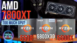 AMD 7800XT Bottlenecked? - Ryzen 5 5500 & 5600X