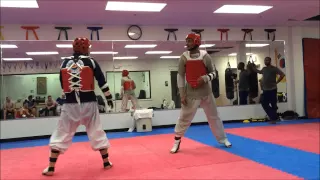 May 2015 Olympic Taekwondo Sparring Practice