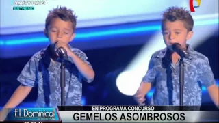 Estos adorables gemelos sorprendieron con su talento en show de España