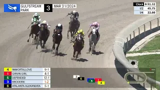 Gulfstream Park Carrera 3 - 31 de Marzo 2024