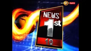 News 1st: Prime Time Sinhala News - 10 PM | (30-10-2018)