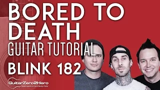 Bored To Death - Blink 182 Guitar Tutorial Lesson