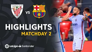 Highlights Athletic Club vs FC Barcelona (1-1)