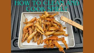 How to clean and cook smelt!