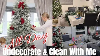 Cleaning Motivation UK / After Christmas Extreme Clean & Undecorate With Me - New Year Clean 2023.