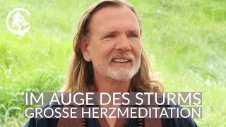 Werde zum Auge des Sturms und entdecke die Kraft der Herzmeditation