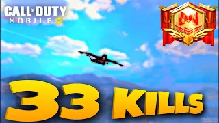 SOLO VS SQUAD 33 KILLS LEGENDARY RANK FULL GAMEPLAY | Call of Duty Mobile Battle Royale