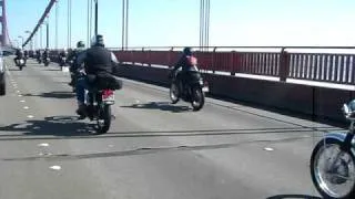 Moto Melee 2009; across the Golden Gate Bridge