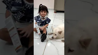 Ananya and her best friend Tuffy #bestfriend #ananya #dog #cutedog #animallover #cute