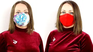 How to make a reusable mask with your own hands! Master Class how to sew a mask.
