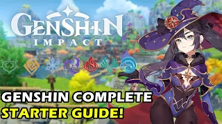 GENSHIN IMPACT BEGINNERS GUIDE! - Starter Guide Everything You Need To Know Before You Start!