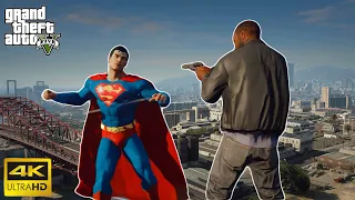 GTA 5 - How Easy it is if Superman Fights a Normal Criminal