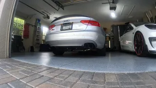 AWE Track Exhaust Audi S5 Cold Start