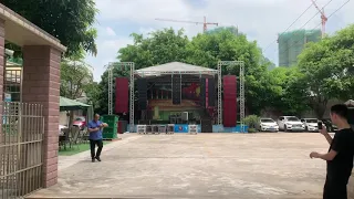 Line Array Testing Area of T.I Pro Audio