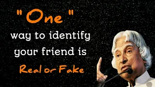 How to identify your friend is real or fake || Best motivational video 🔥🔥