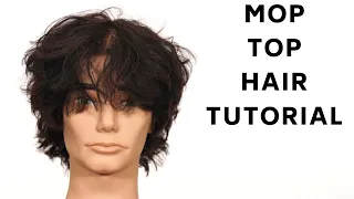 Mop Top Layered Hair Tutorial - TheSalonGuy