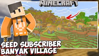 SEED BANYAK VILLAGE BERDEKATAN COCOK UNTUK SURVIVAL - Seed Mcpe 1.18