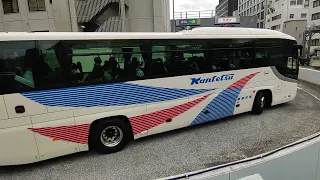 首都高宝町入口　高速バス進入③　2022.6.18