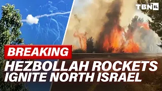 BREAKING: Hezbollah HAMMERS Israel w/ Rocket Attacks; IDF Foils West Bank Terror Plot | TBN Israel