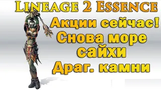 Снова халявная сайха, успей! Акция на камни + моя удача, 6 оникс изи в Lineage 2 Essence руоф