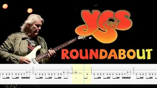 Yes - Roundabout (Bass Tabs & PDF) By Chami's Bass
