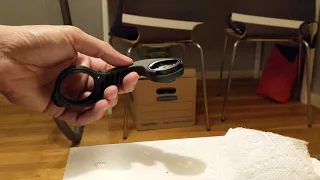 How to attach a light directly under a garmin mount that came with the 1030