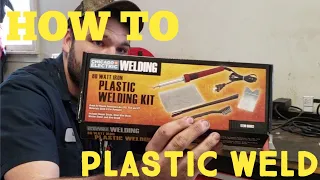 How to plastic weld anything plastic