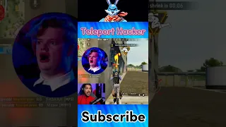 Teleport hacker 😱🔥😱 in Amit bhai live stream #shorts #dgshorts #tgrnrz #gaming #freefire