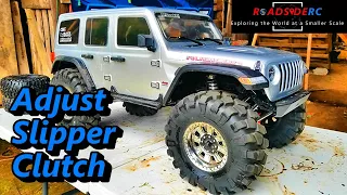 Axial SCX6 Slipper Clutch Adjustment (How to Access and Tighten the Slipper Clutch)