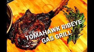 Tomahawk Ribeye On A Gas Grill | How To Cook Steak