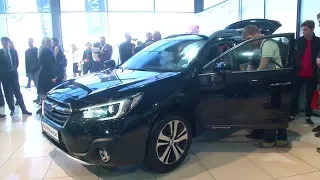 Новые Subaru Outback и Subaru Legacy показали в Новосибирске