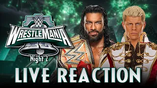 WWE WrestleMania 40 (Night 2) LIVE REACTION