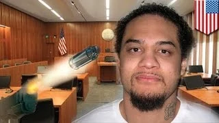 Courtroom shooting: gangbanger defendant gunned down by US marshal during trial