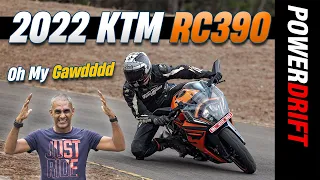 Giveaway Alert | 2022 KTM RC 390 | What a motorcycle | First Ride Review | PowerDrift