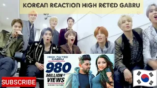 BTS reaction to Bollywood songs || NCT reaction HighRetedGabru Guru Randhawa song || Fan made