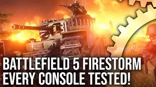 [4K] Battlefield 5: Firestorm PS4/Pro vs Xbox One/X - Every Console Tested!