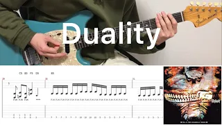 Slipknot - Duality (guitar cover with tabs & chords)